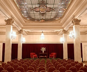 Salón Monet del Palacio San Miguel preparado para congreso